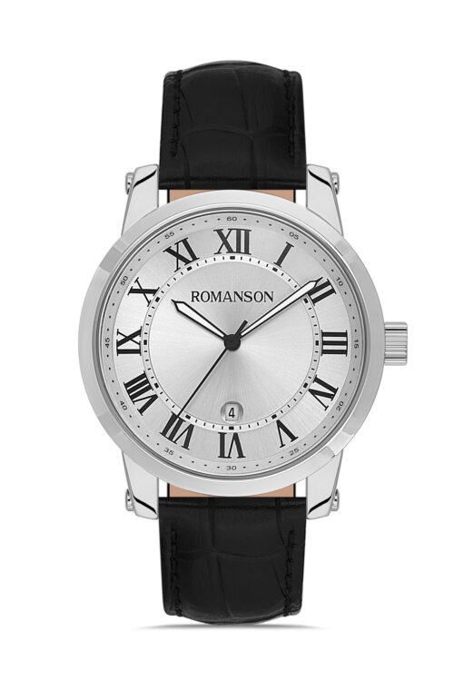 Romanson TL0334MM1WB15B Roma Rakamlı Klasik Erkek Kol Saati